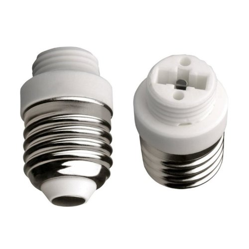 Патрон-переходник прямой Uniel LH27-G9S Е27/G9 220В Белый картинка 